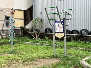 東町北公園のぶらぶらストレッチ - コトブキ エルウェル (写真は問い合わせフォームでいただいたもの。2026.09.06)